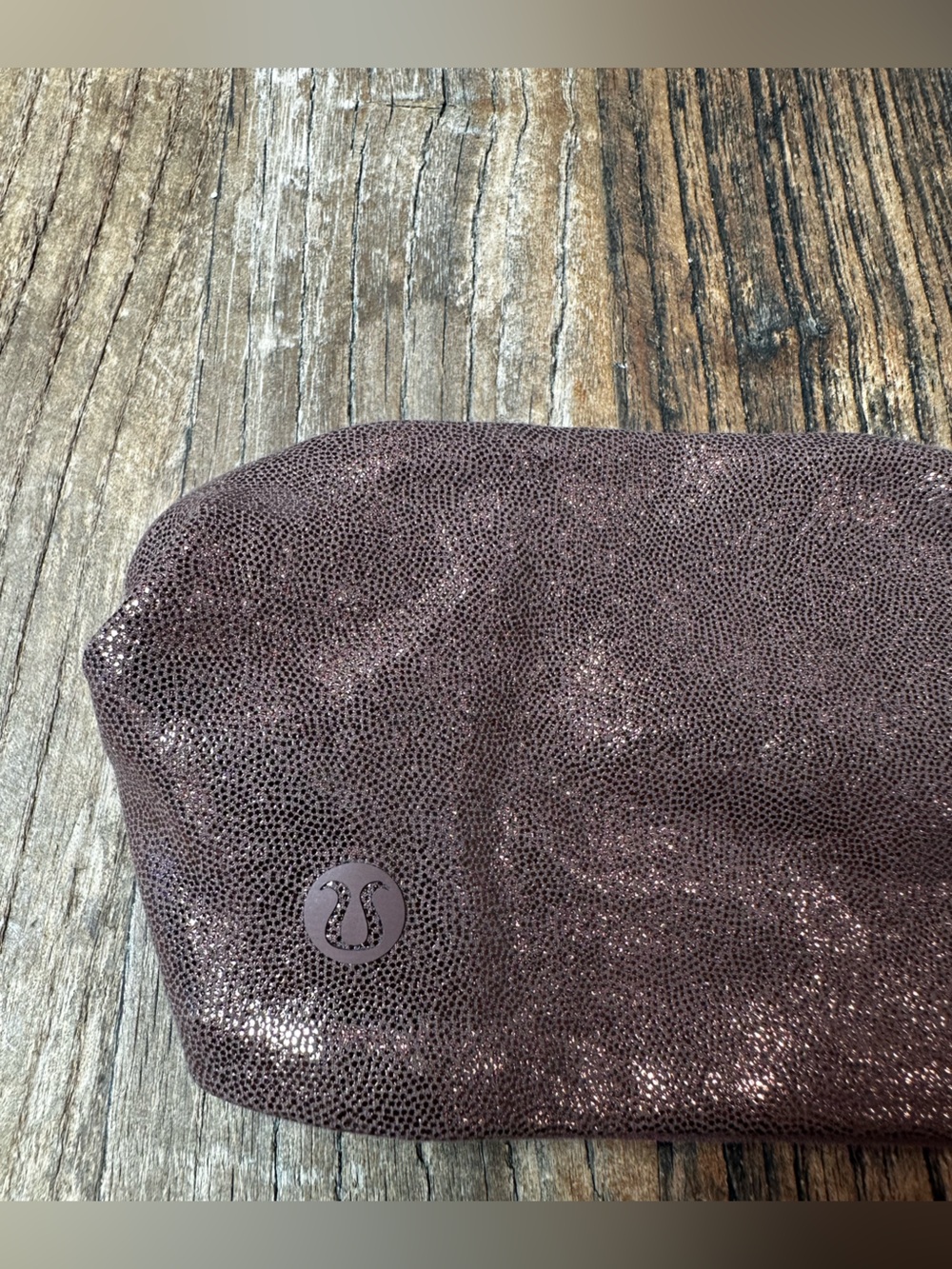lululemon athletica Metallic Brown Wide Stretch Headband - Picture 2 of 9